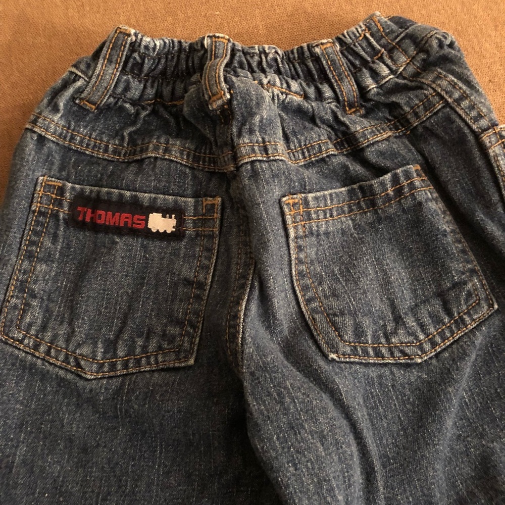 2T boys jeans- Thomas the Train